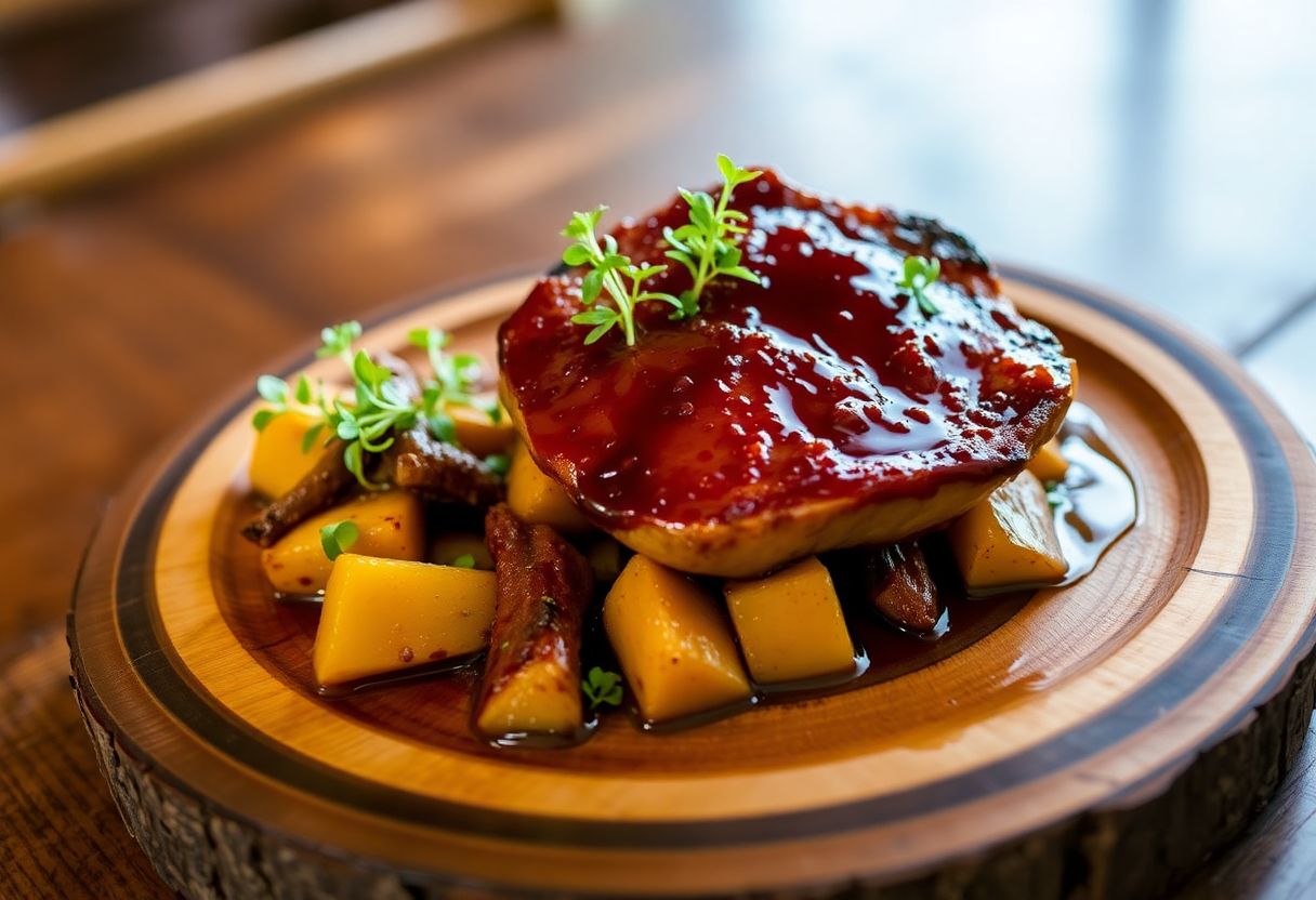Maple Glazed Pork Chop