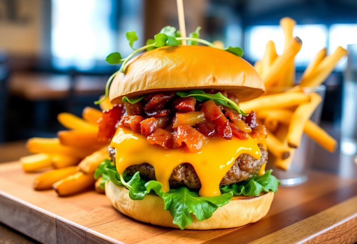 Vermont Cheddar Burger